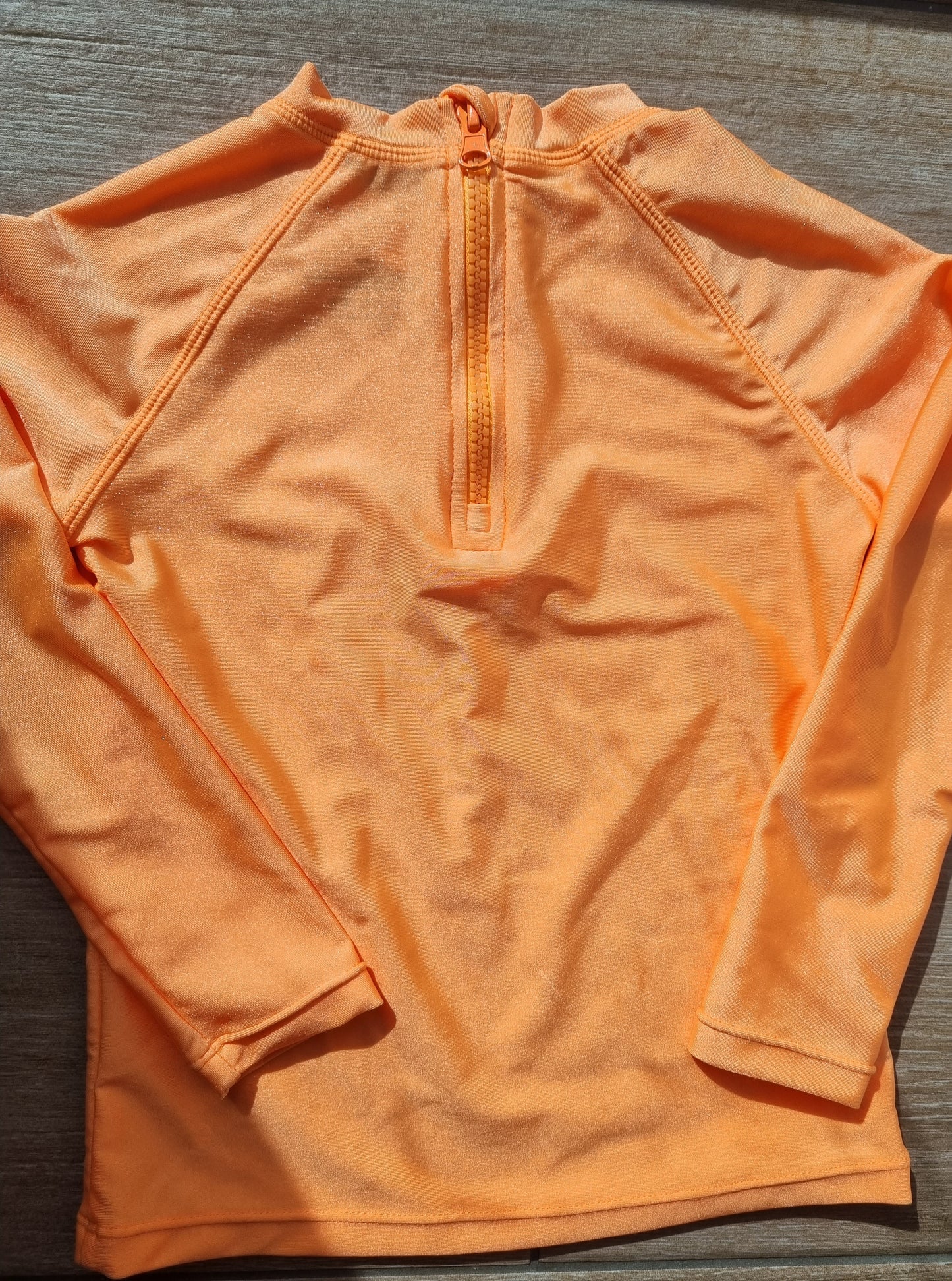 Long-Sleeve Rashie- Fluro Orange