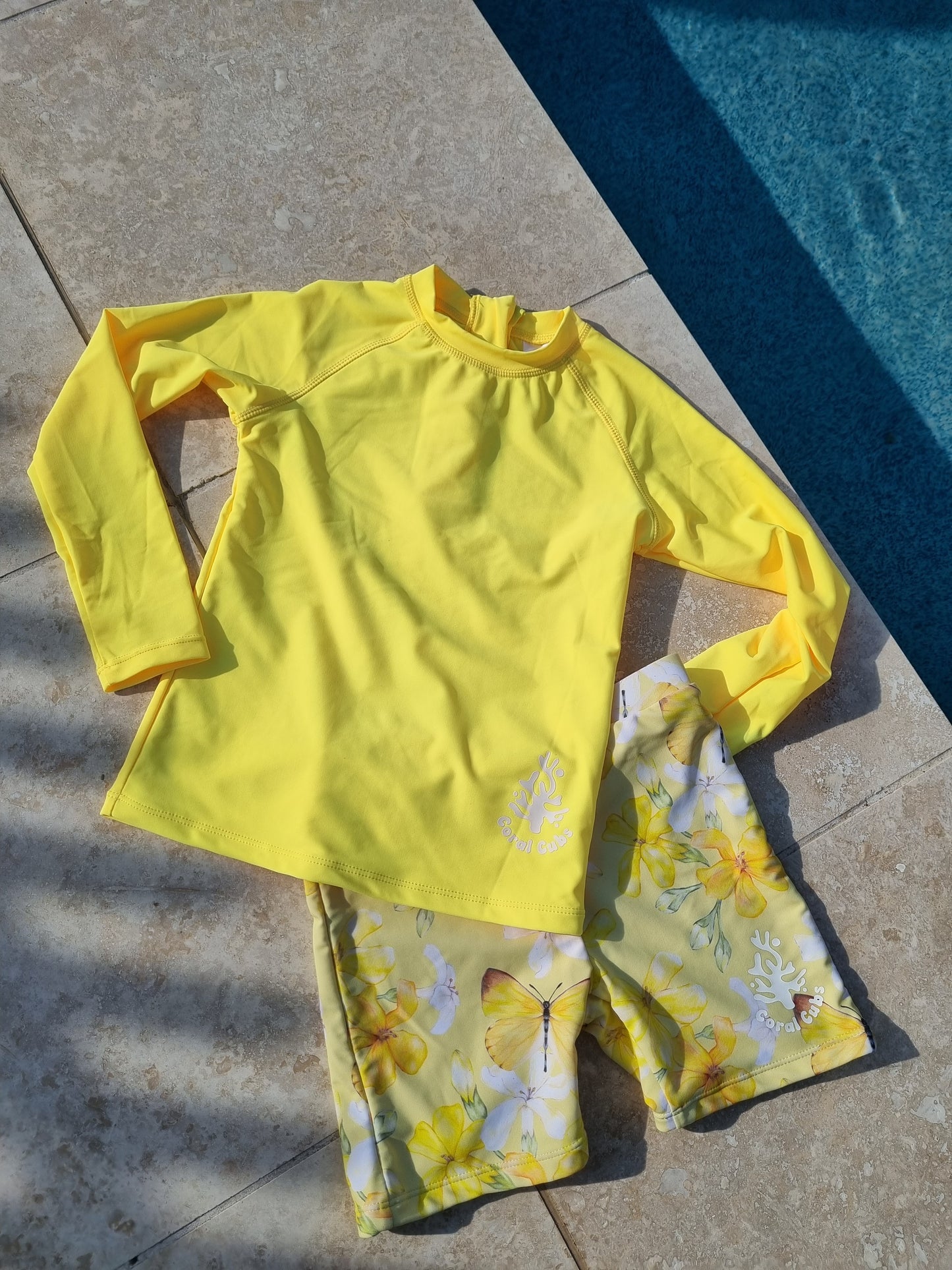 Long-Sleeve Rashie- Fluro Yellow