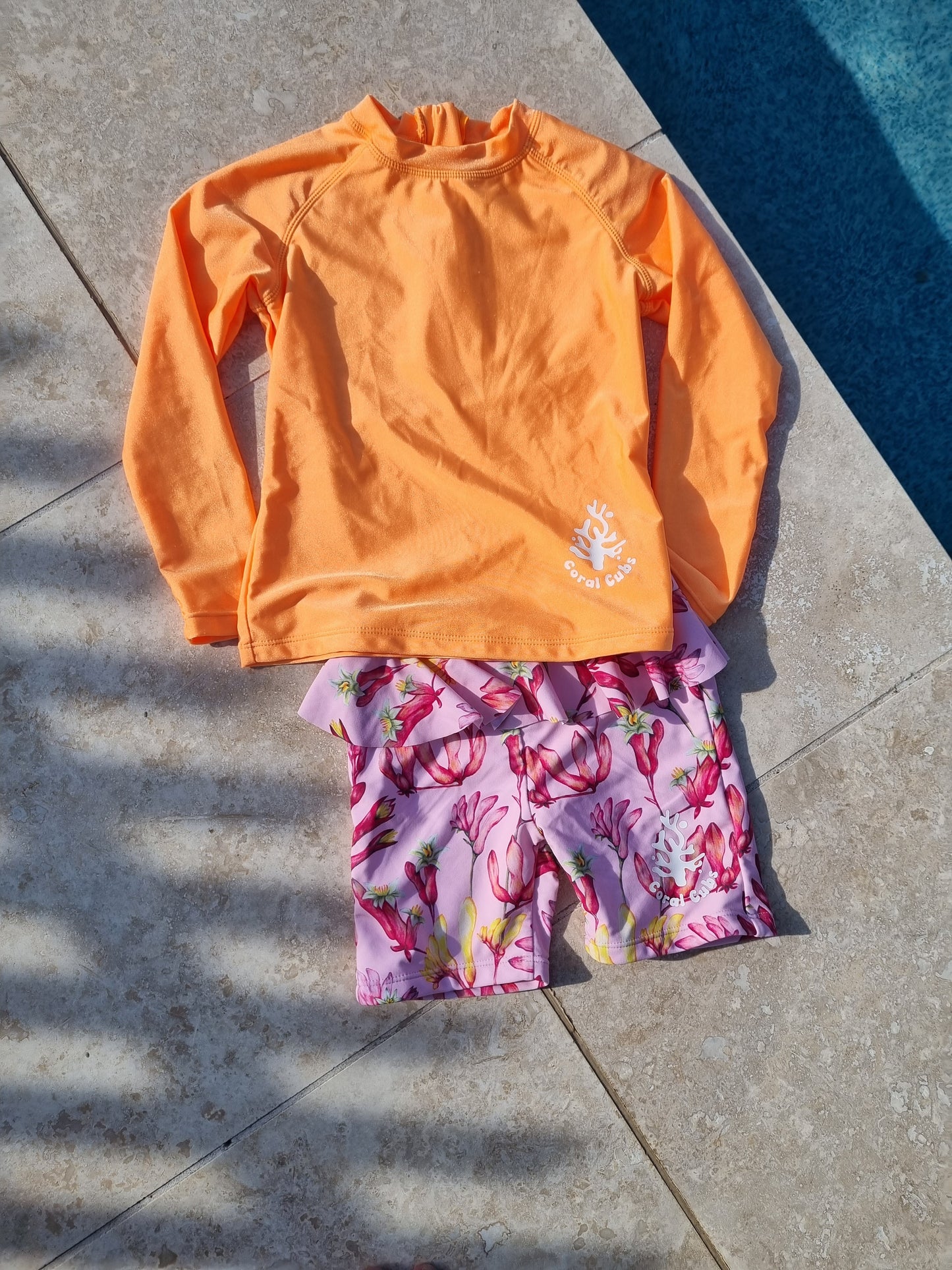 Long-Sleeve Rashie- Fluro Orange