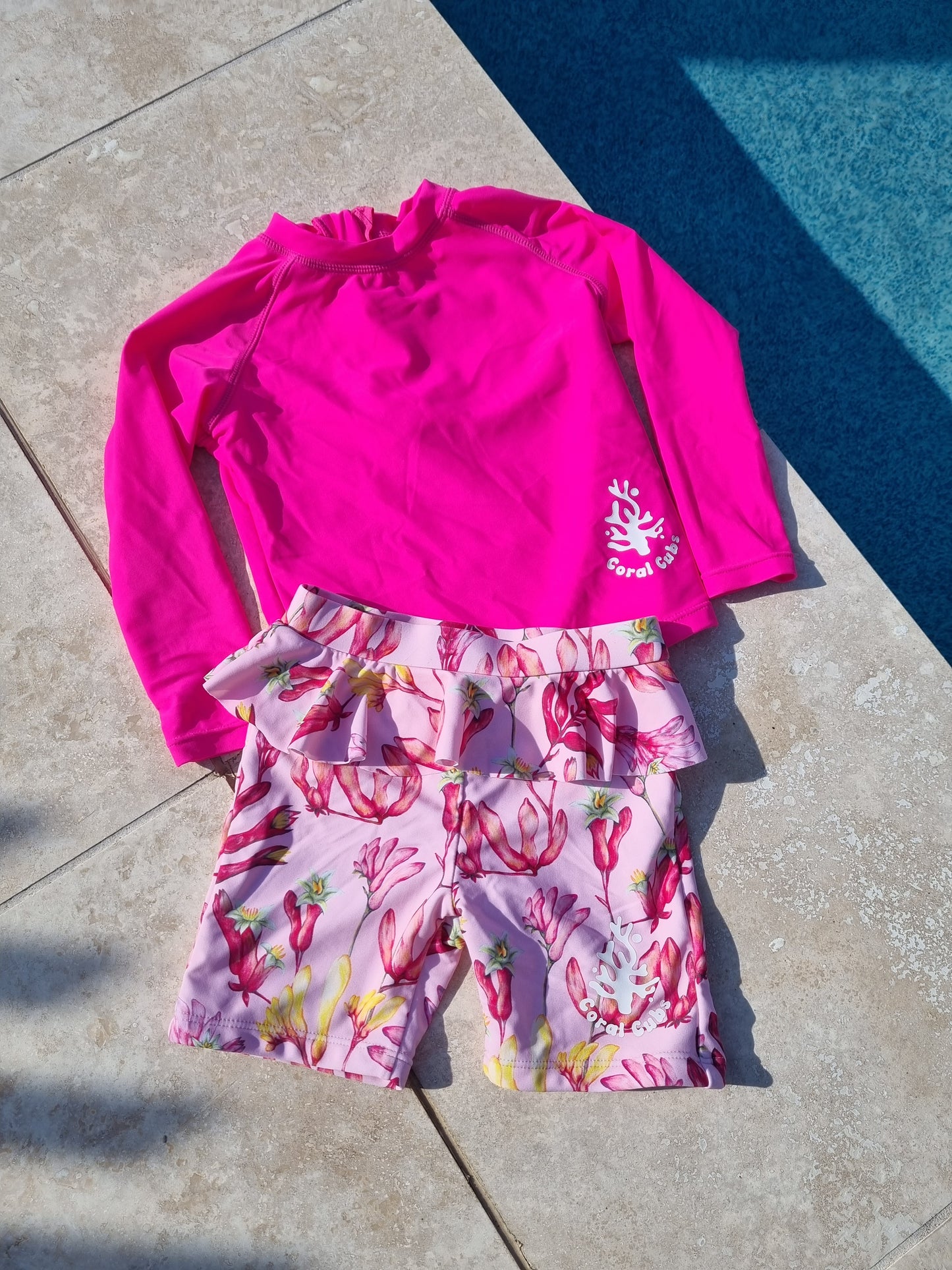 Long-Sleeve Rashie- Hot Pink