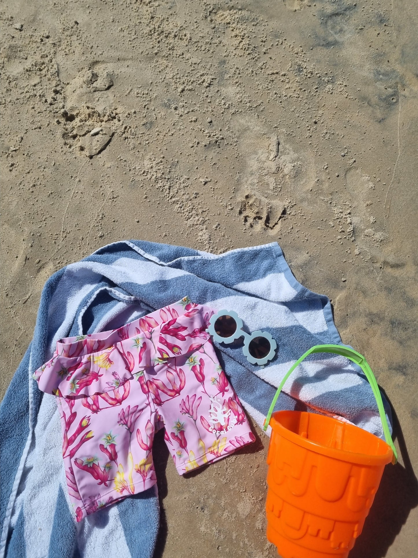 Swim Shorts- Pink Kangaroo Paw