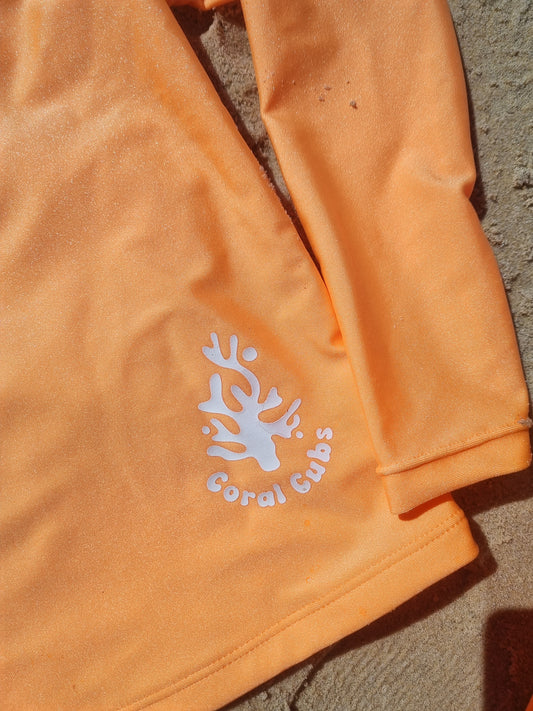Long-Sleeve Rashie- Fluro Orange