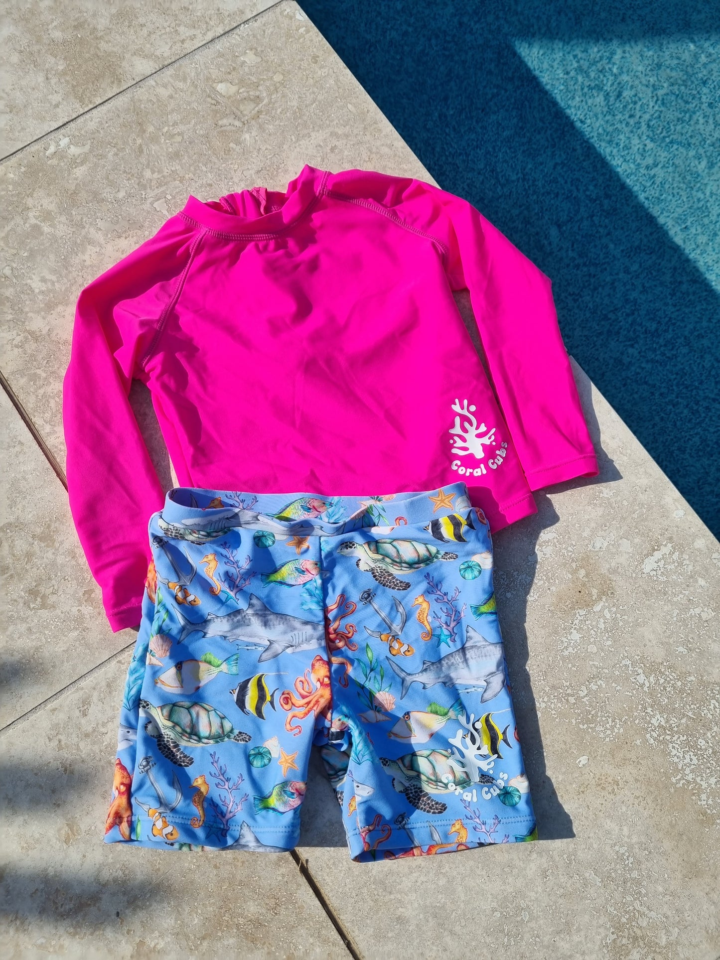 Long-Sleeve Rashie- Hot Pink