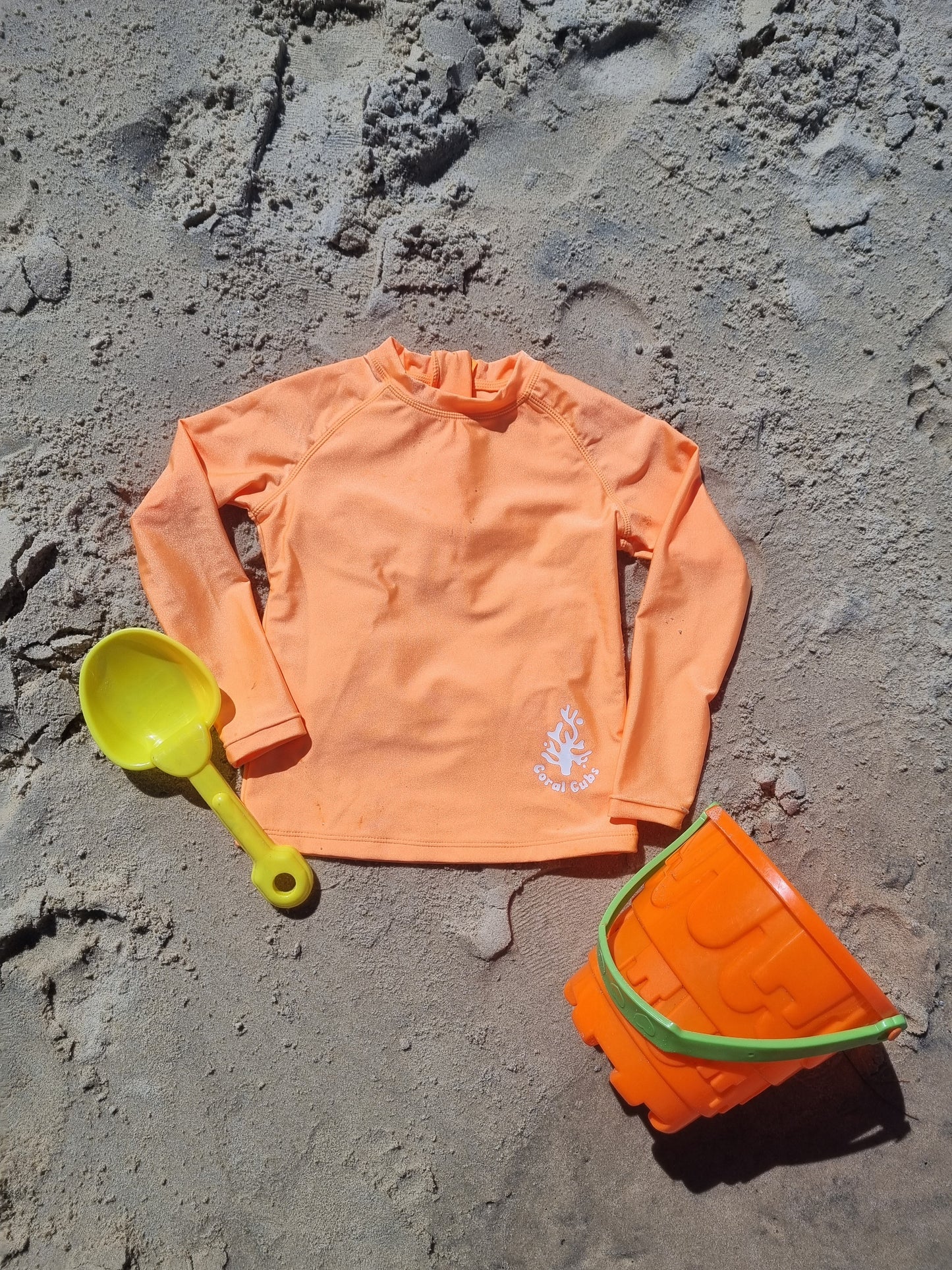 Long-Sleeve Rashie- Fluro Orange